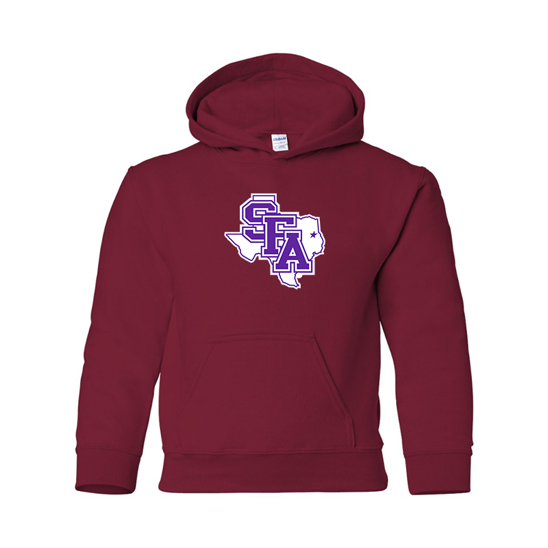 Youth Stephen F. Austin Lumberjacks  Gildan Heavy Blend  Hooded Sweatshirt